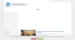 Desktop Screenshot of eigenheimerverband.de